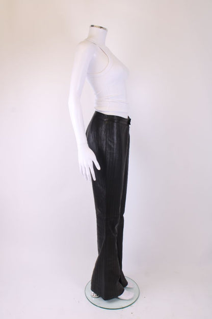 Gucci Tom Ford Leather Trousers Black 42 | O/S, Black