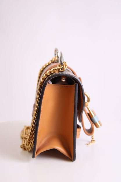 Snake Print Chloe Aby bag | O/S, Blue