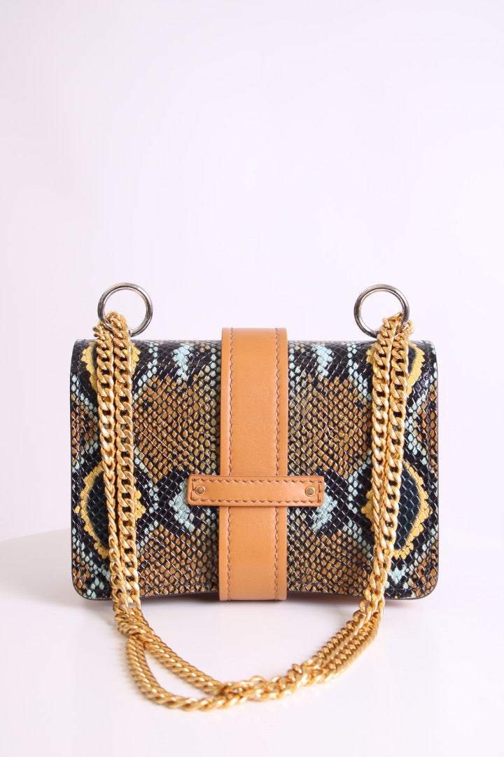 Snake Print Chloe Aby bag | O/S, Blue