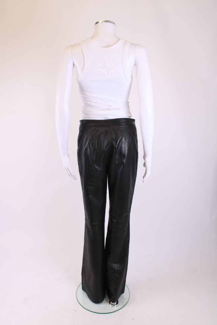 Gucci Tom Ford Leather Trousers Black 42 | O/S, Black