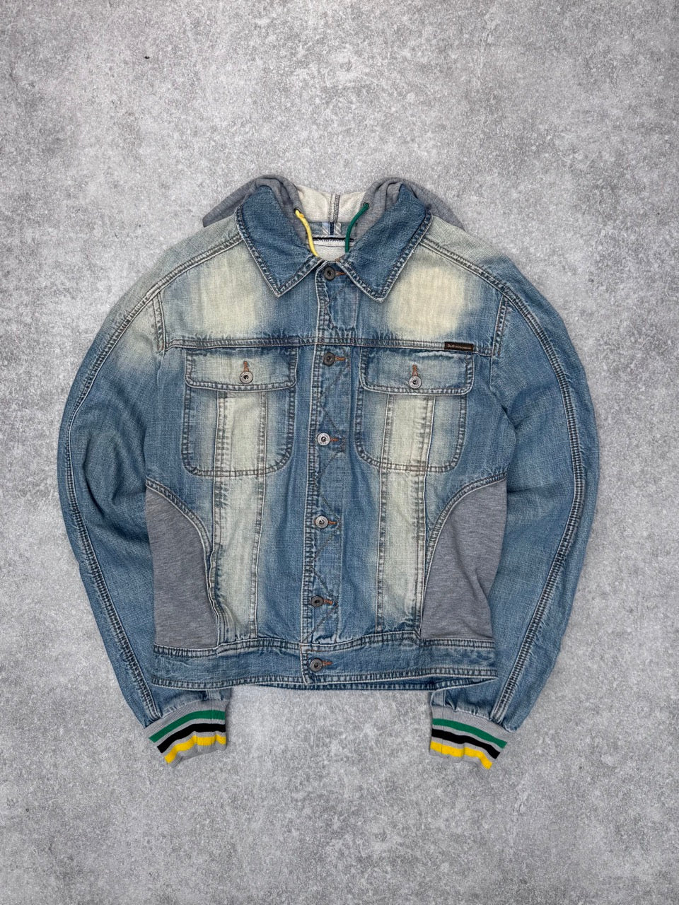 D&G 'Reggae 76' Denim Hooded Jacket