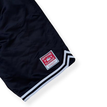 SUPREME MITCHELL & NESS SATIN SHORTS BLACK M | Medium, Black
