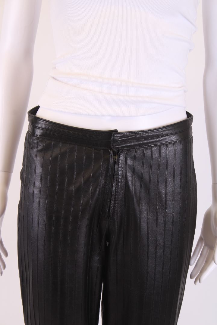 Gucci Tom Ford Leather Trousers Black 42 | O/S, Black