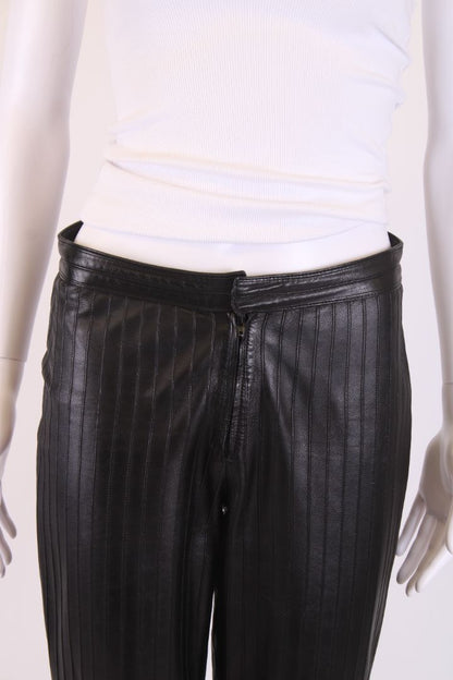 Gucci Tom Ford Leather Trousers Black 42 | O/S, Black