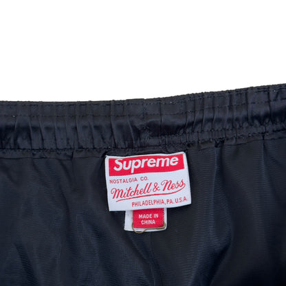 SUPREME MITCHELL & NESS SATIN SHORTS BLACK M | Medium, Black