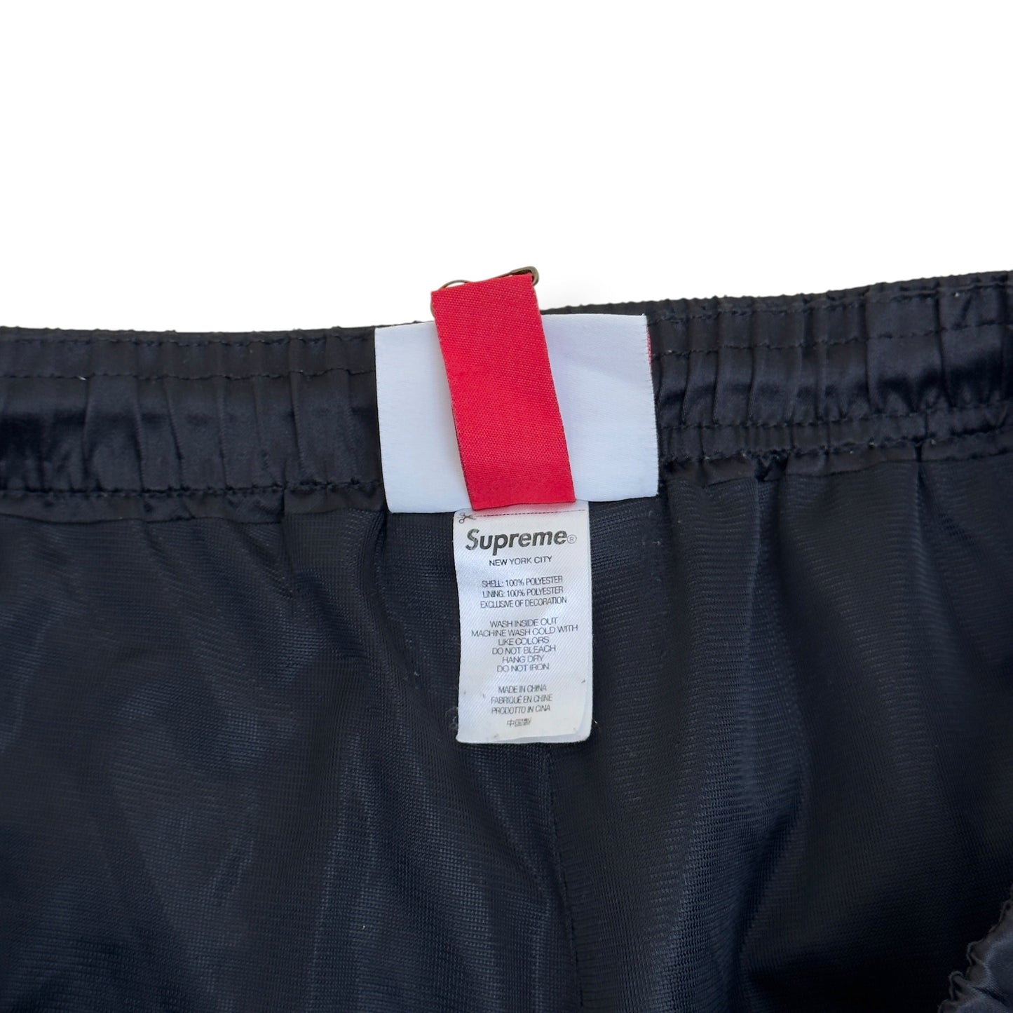 SUPREME MITCHELL & NESS SATIN SHORTS BLACK M | Medium, Black