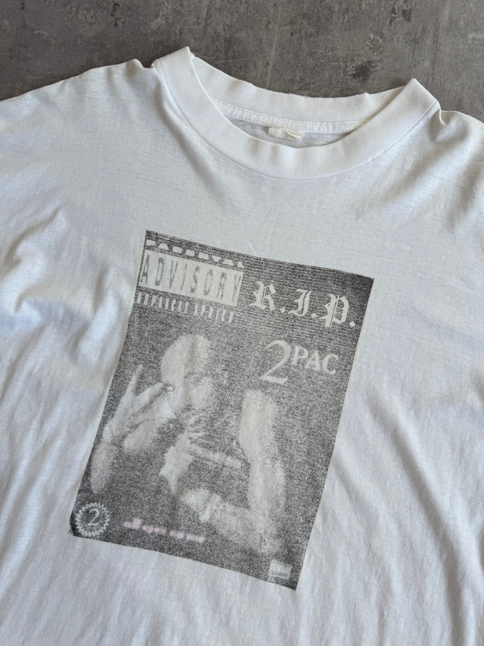 90s Tupac Singlestitch Graphic Tee