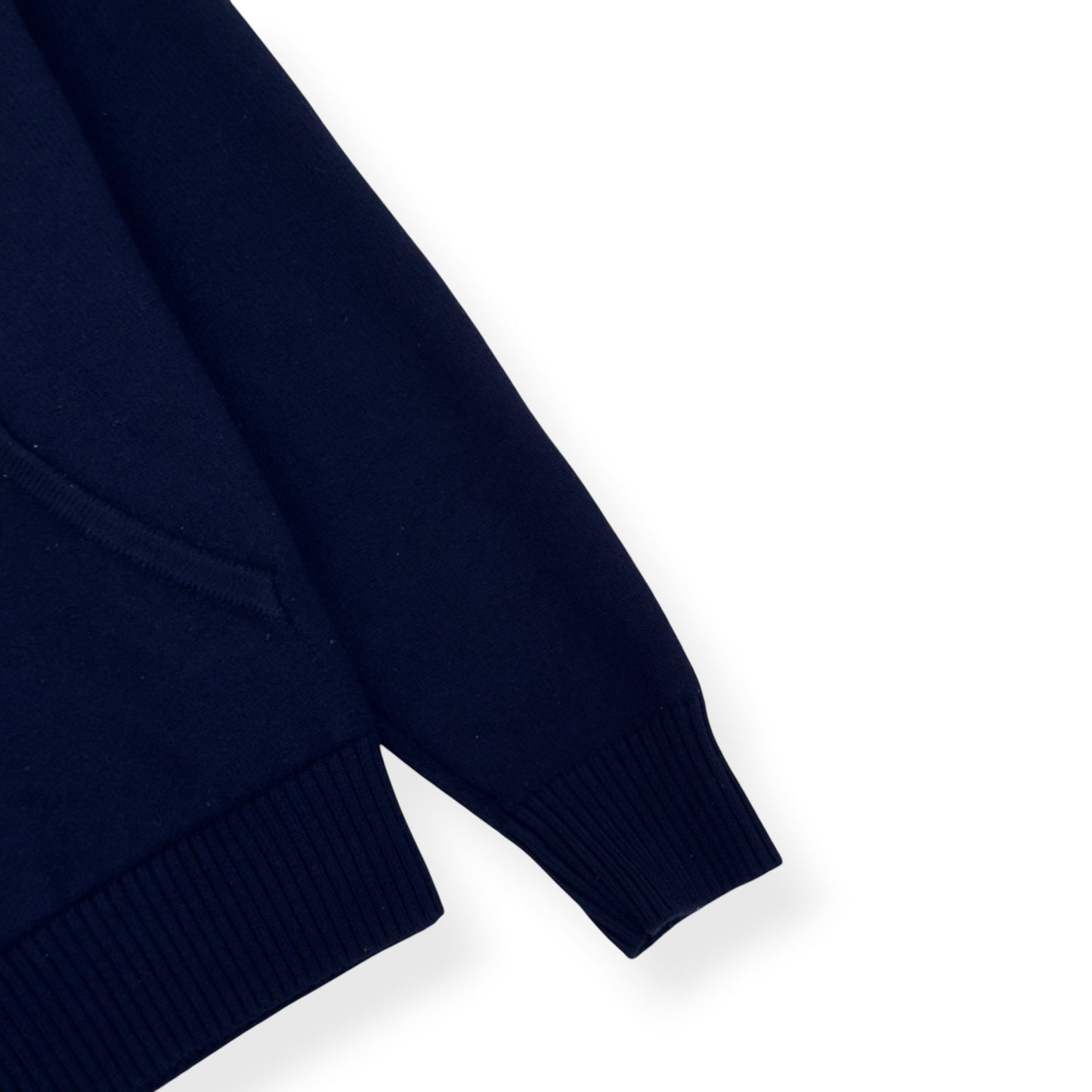 AMI PARIS A HEART KNITTED HOODIE NAVY L | Large, Navy