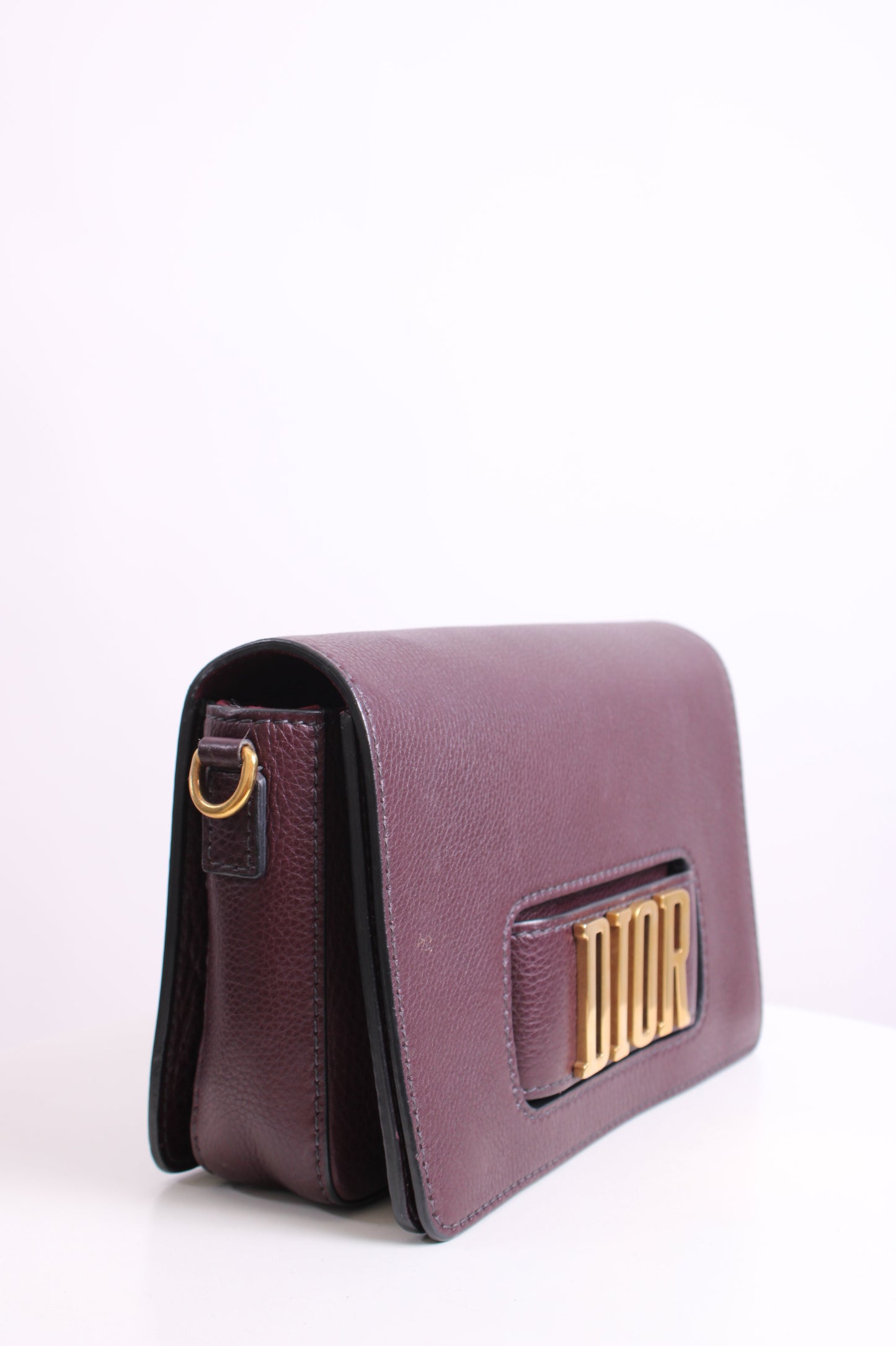 Christian Dior Dio(r)evolution Flap Bag Burgundy | O/S, Burgundy