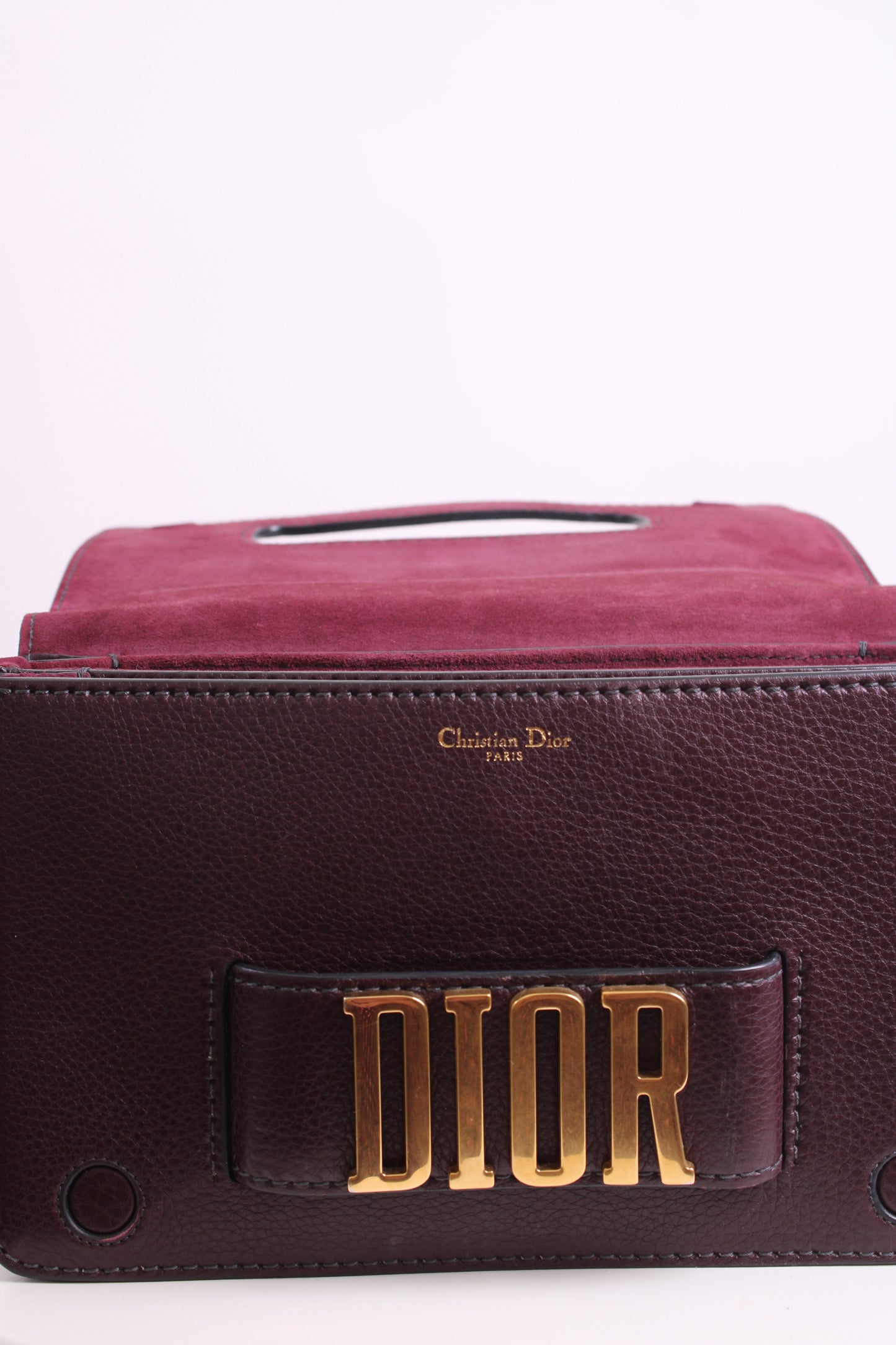 Christian Dior Dio(r)evolution Flap Bag Burgundy | O/S, Burgundy