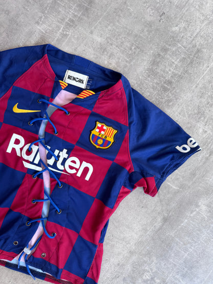 VT Rework : FC Barcelona Lace Up Tee