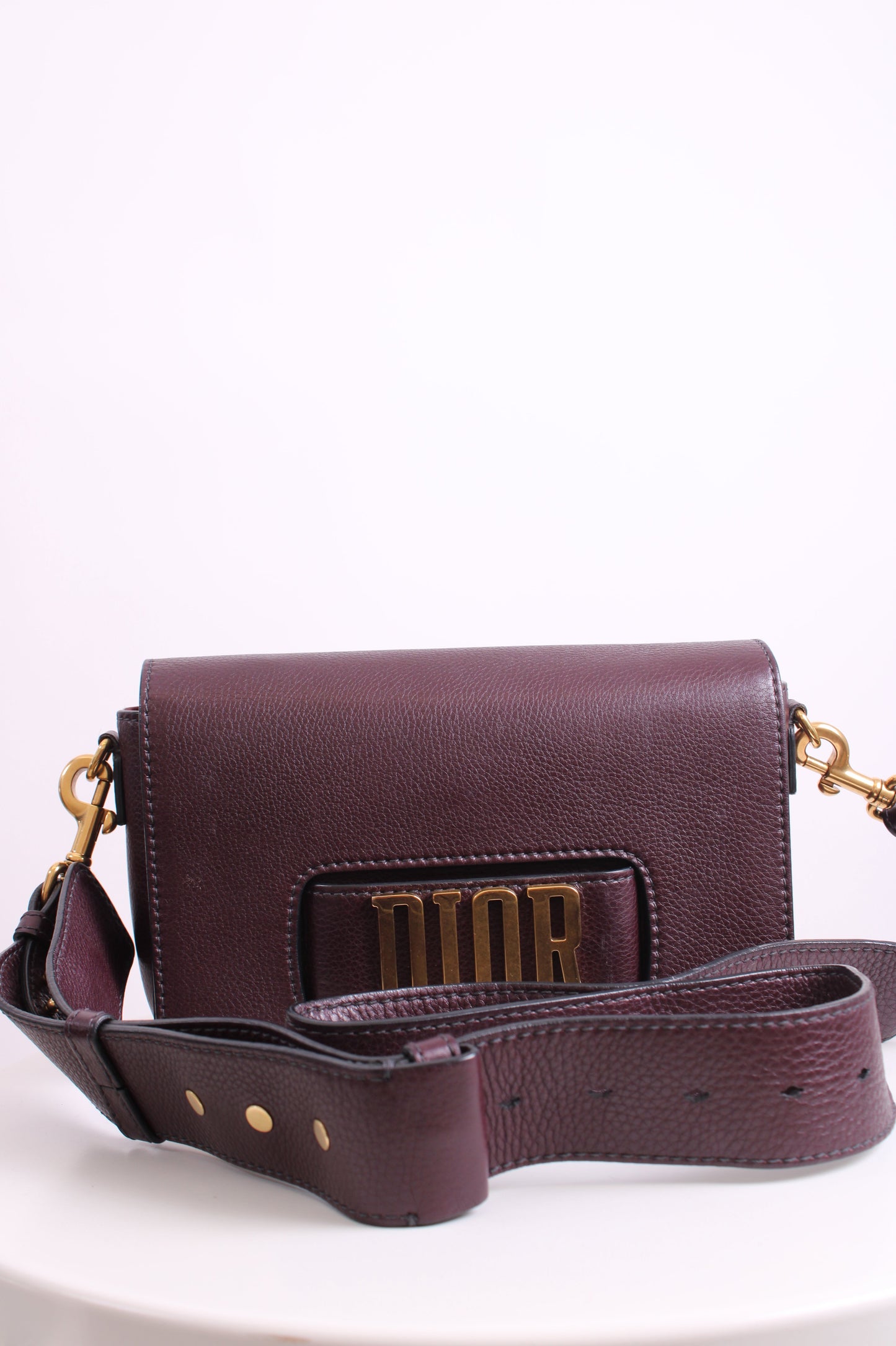 Christian Dior Dio(r)evolution Flap Bag Burgundy | O/S, Burgundy