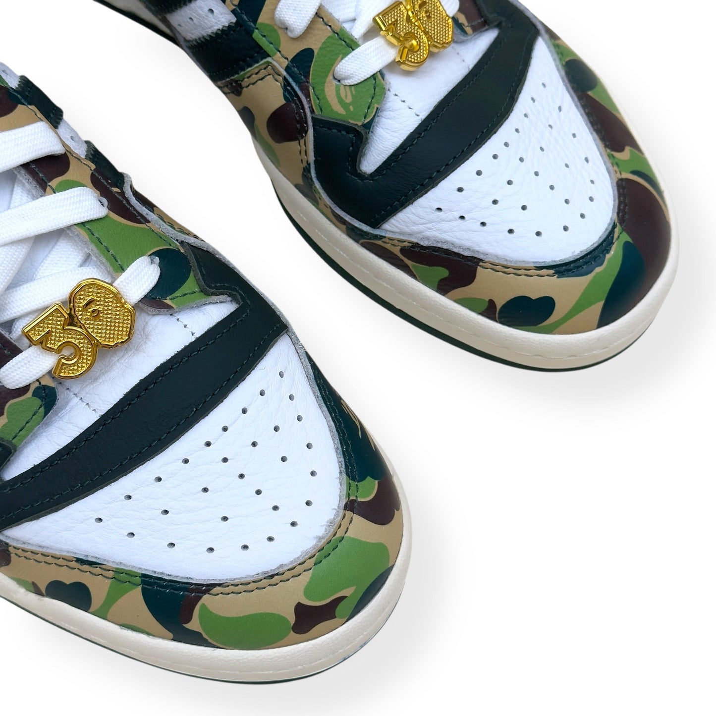 ADIDAS X BAPE FORUM 84 LOW  ‘30TH ANNIVERSARY’ SNEAKER GREEN UK10.5 | UK 10.5, Green