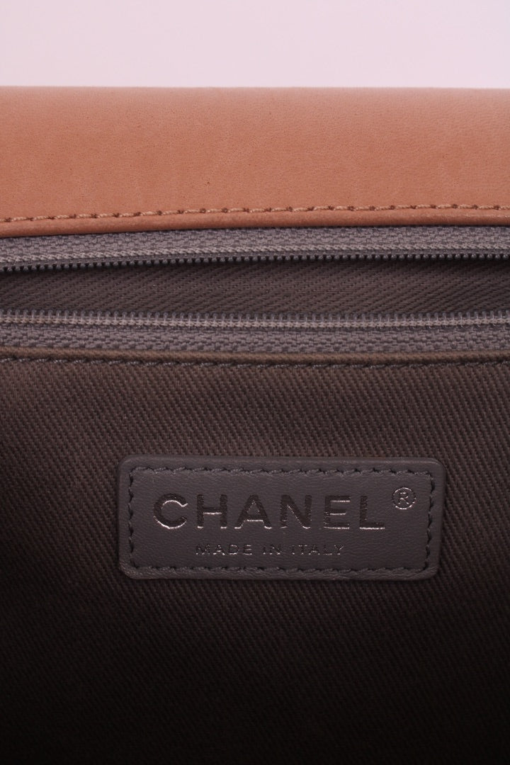 Chanel Large Boy Bag Nude Large | O/S, Silver