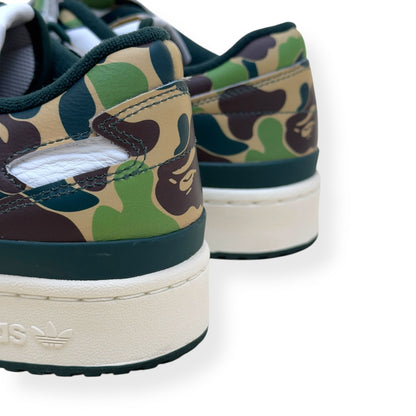 ADIDAS X BAPE FORUM 84 LOW  ‘30TH ANNIVERSARY’ SNEAKER GREEN UK10.5 | UK 10.5, Green