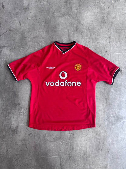 2000/02 Manchester United x Umbro 'Beckham 7' Home Football Shirt