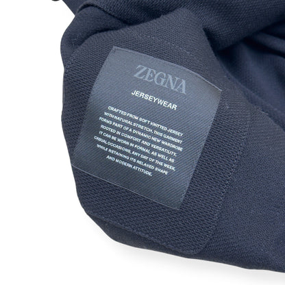 ZEGNA JERSEYWEAR WOOL / COTTON CHORE JACKET BLACK 54 / XL | XL, Black