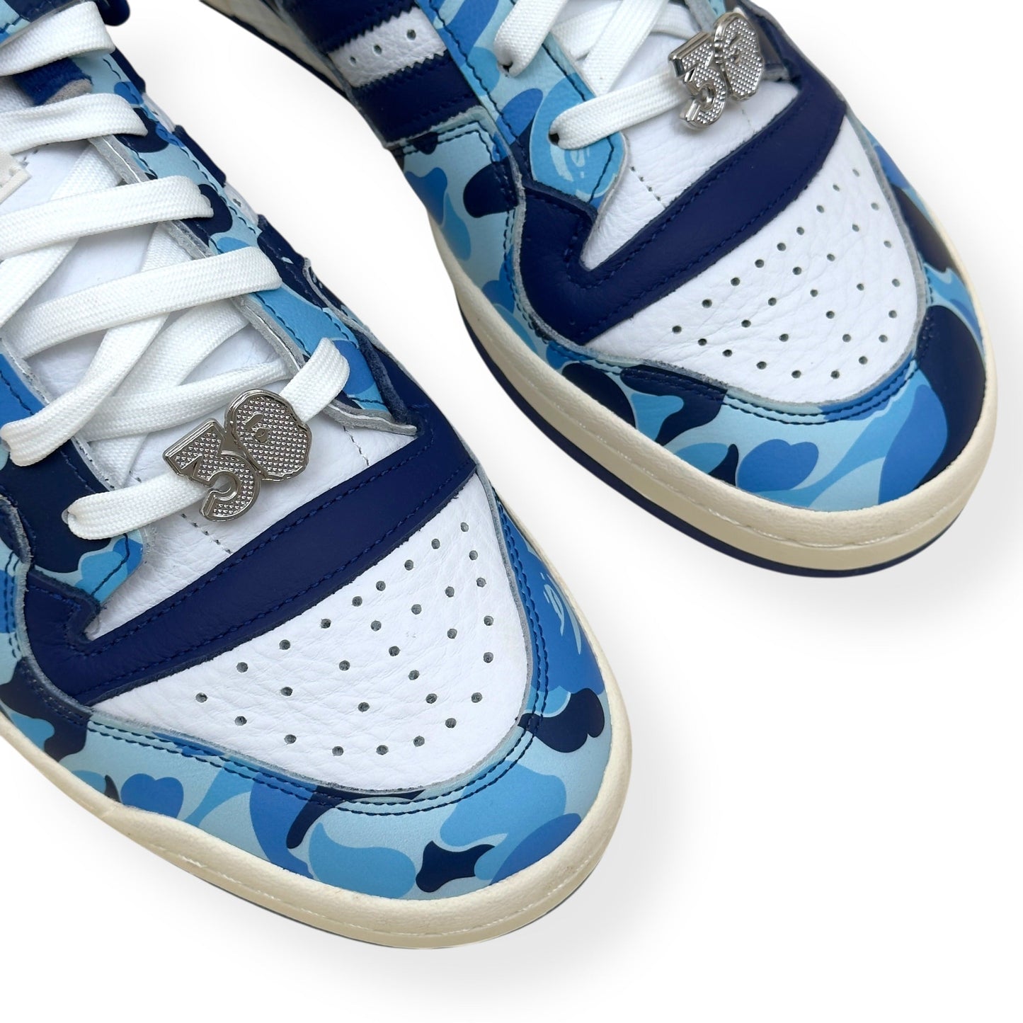 ADIDAS X BAPE FORUM 84 LOW  ‘30TH ANNIVERSARY’ SNEAKER BLUE UK10.5 | UK 10.5, Blue