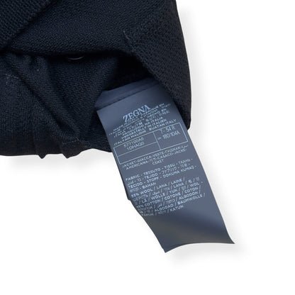 ZEGNA JERSEYWEAR WOOL / COTTON CHORE JACKET BLACK 54 / XL | XL, Black