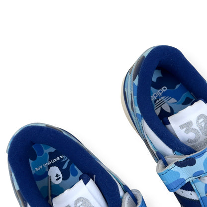 ADIDAS X BAPE FORUM 84 LOW  ‘30TH ANNIVERSARY’ SNEAKER BLUE UK10.5 | UK 10.5, Blue