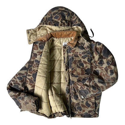 Duxbak Hooded Camouflage Hunting Jacket