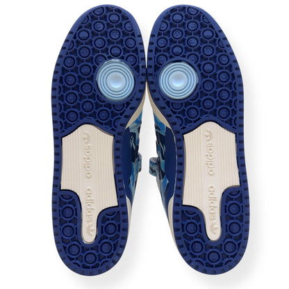 ADIDAS X BAPE FORUM 84 LOW  ‘30TH ANNIVERSARY’ SNEAKER BLUE UK10.5 | UK 10.5, Blue