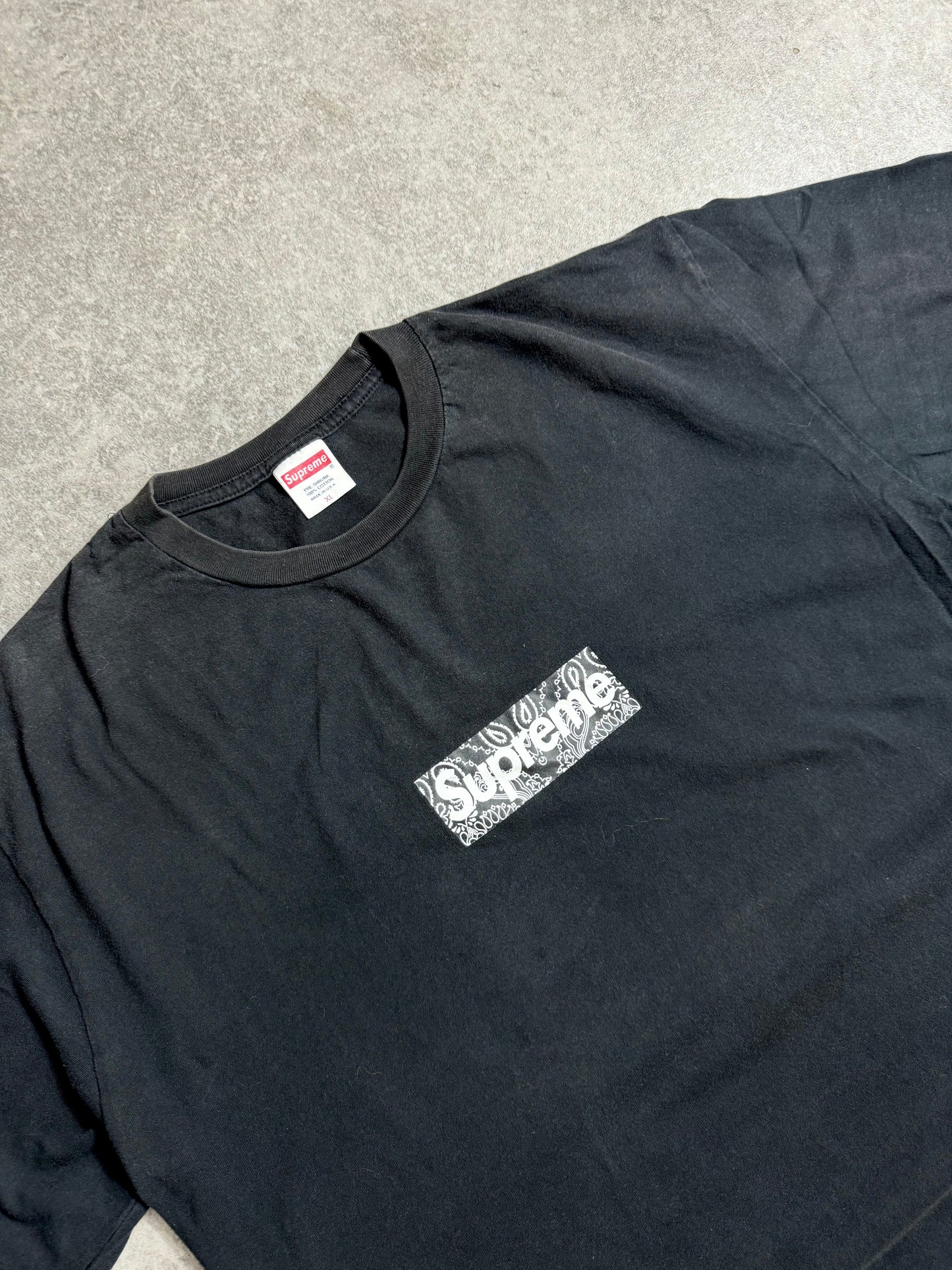 Supreme Paisley Logo Box Tee