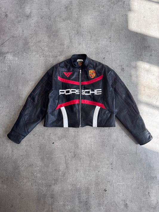 VT Rework : Porsche Reworked Leather Moto Jacket SC: 5782