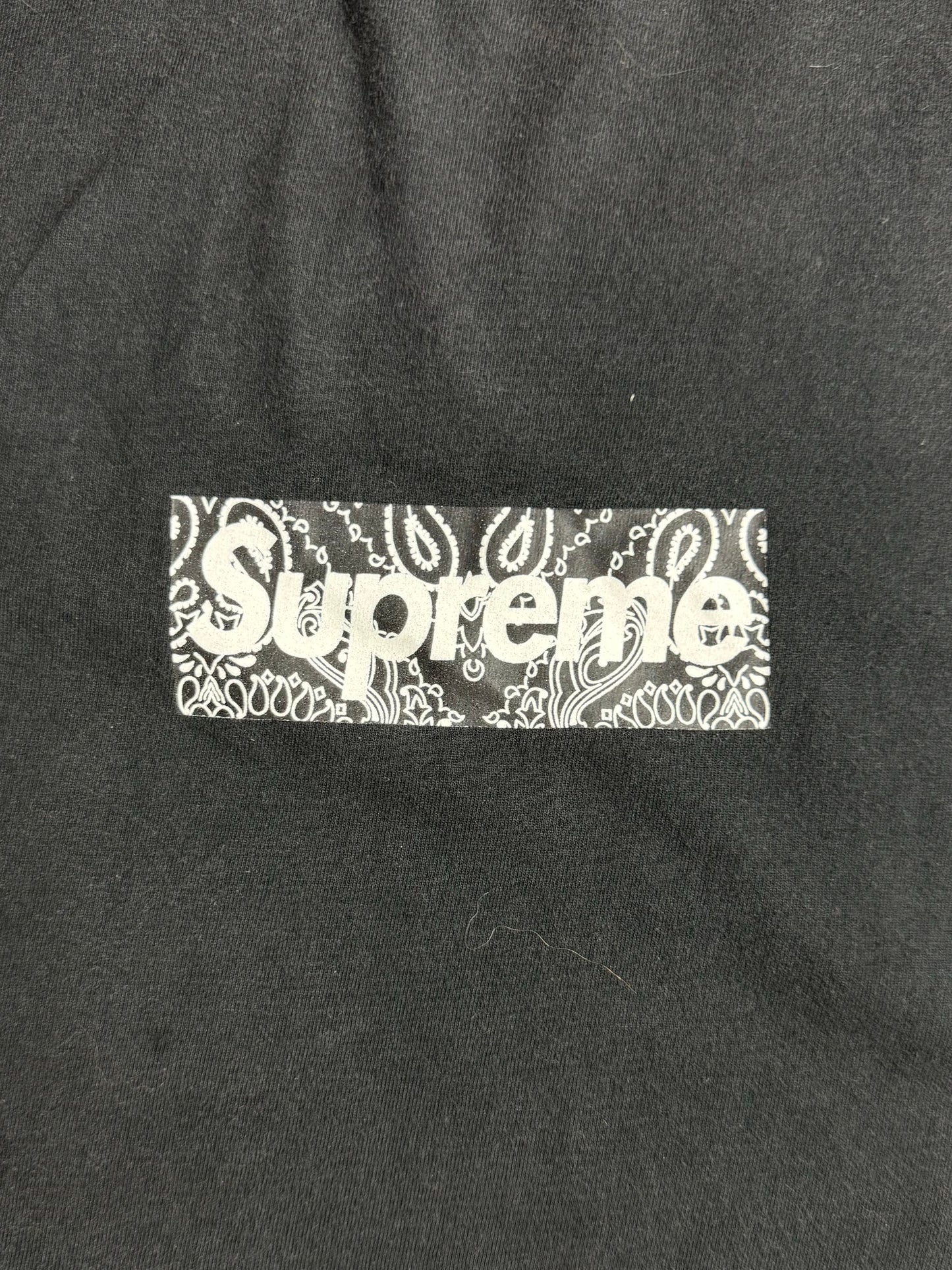 Supreme Paisley Logo Box Tee