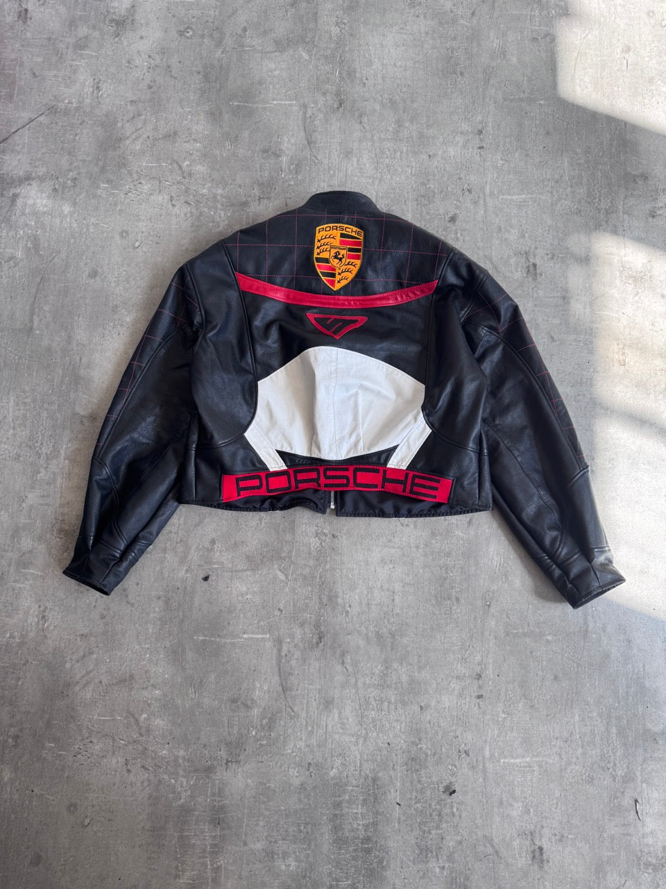 VT Rework : Porsche Reworked Leather Moto Jacket SC: 5782