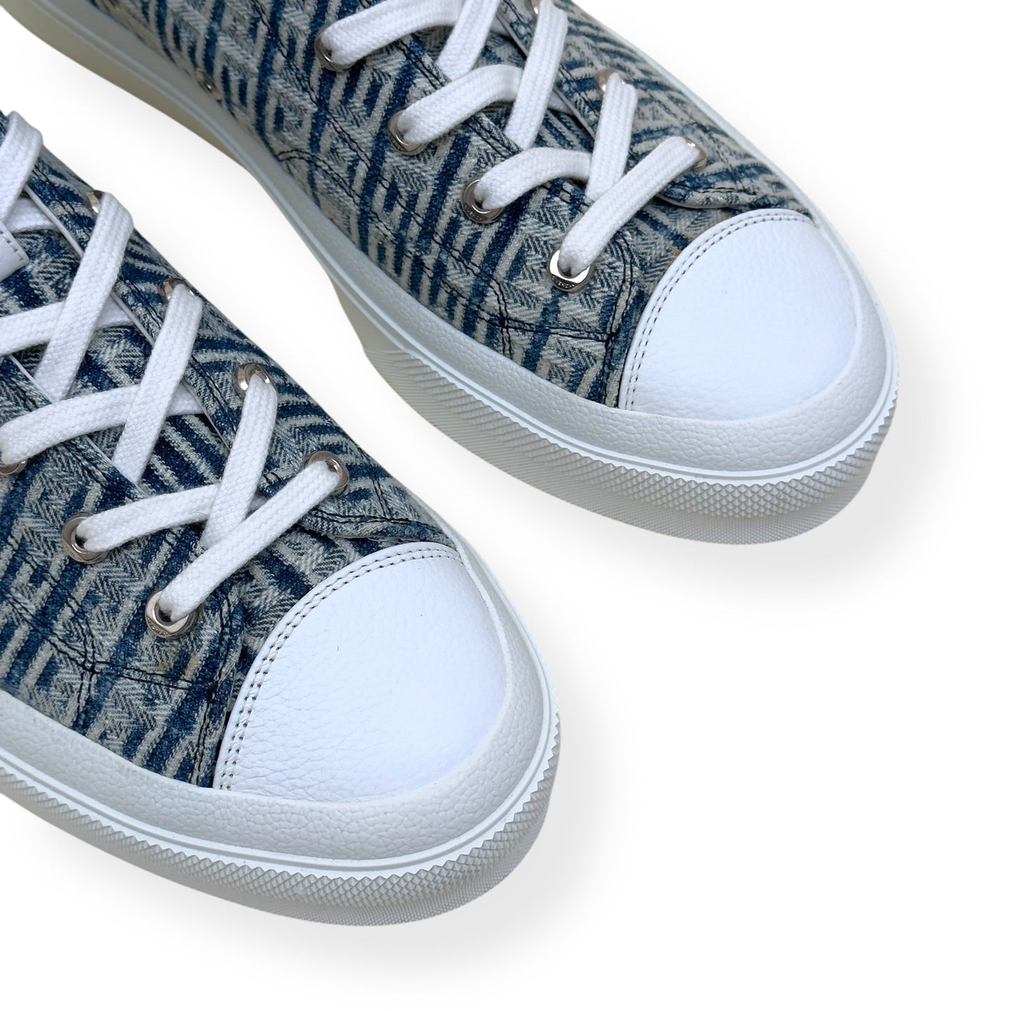 GIVENCHY CITY HIGH TOP 4G DENIM SNEAKER BLUE / WHITE 44 / UK10 | UK 10, Blue