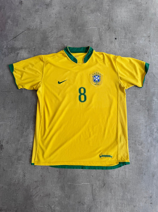 2006/08 Brazil x Nike 'Kaká 8' Home Football Shirt
