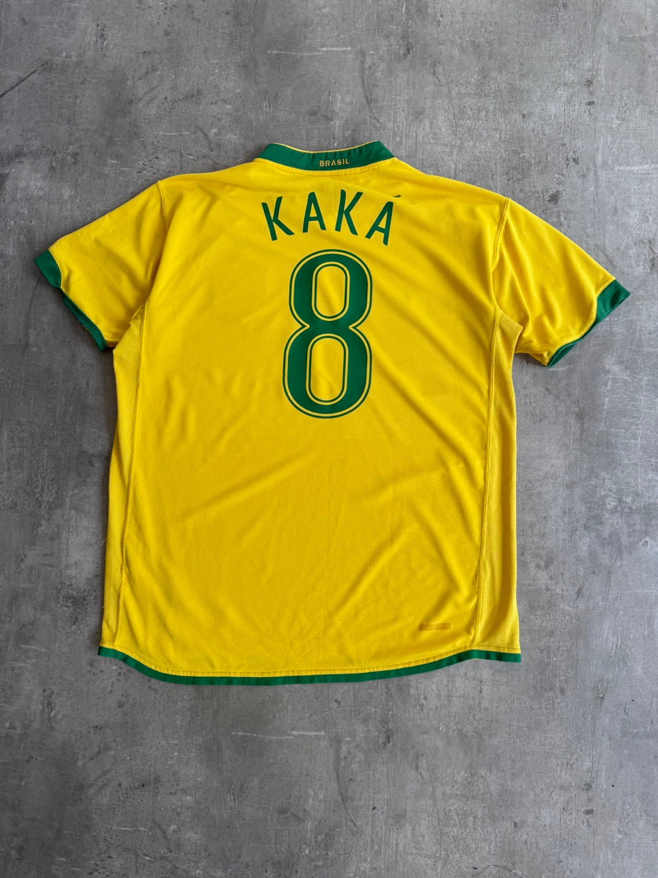 2006/08 Brazil x Nike 'Kaká 8' Home Football Shirt