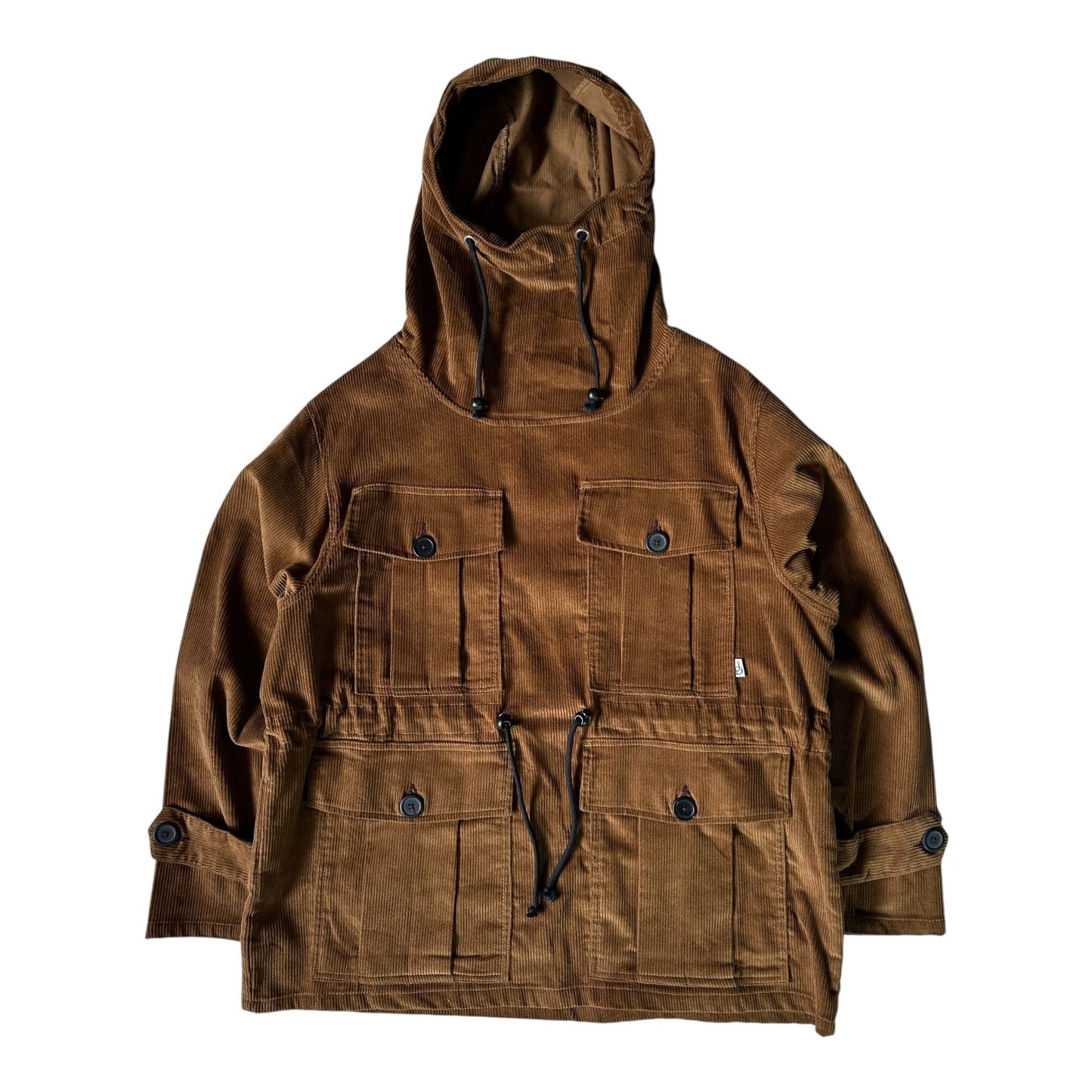 James Darby Brown Corduroy Smock Jacket