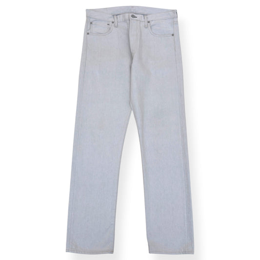 ACNE STUDIOS STRAIGHT LEG JEANS STONE W34 / L | Large, Light Blue