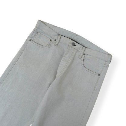 ACNE STUDIOS STRAIGHT LEG JEANS STONE W34 / L | Large, Light Blue