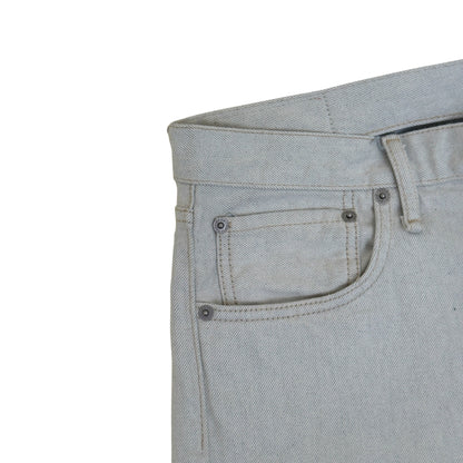 ACNE STUDIOS STRAIGHT LEG JEANS STONE W34 / L | Large, Light Blue