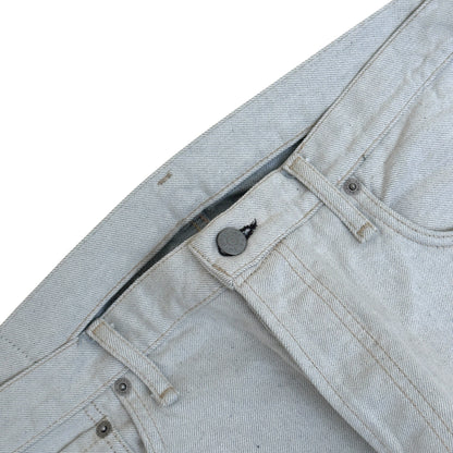 ACNE STUDIOS STRAIGHT LEG JEANS STONE W34 / L | Large, Light Blue