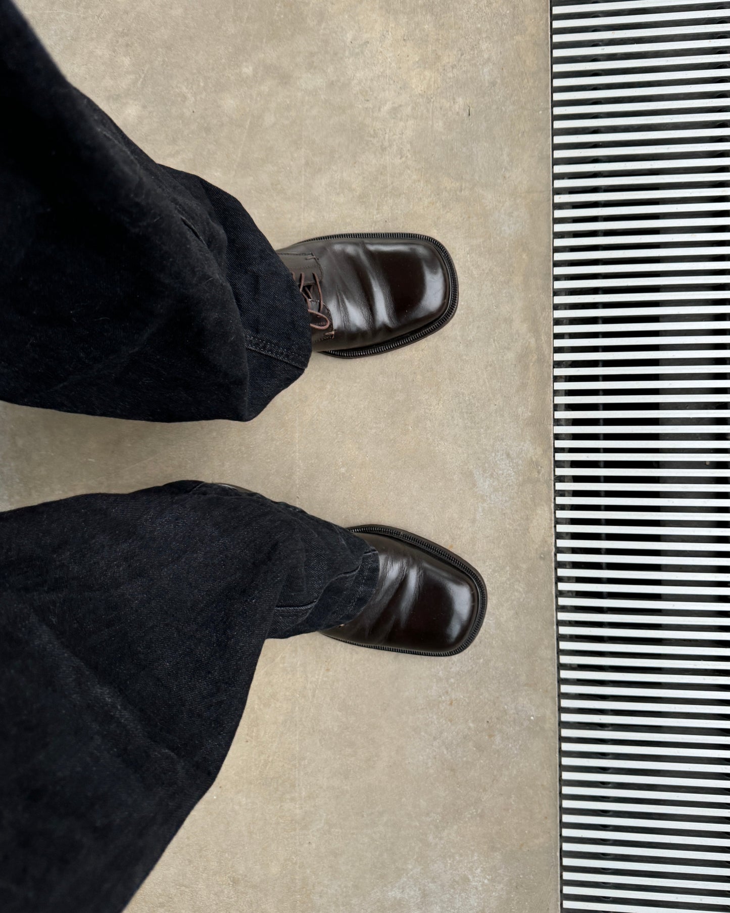 PRADA EARLY-2000'S BROWN LEATHER DERBY SHOES - UK 7.5 | UK 7.5, Brown