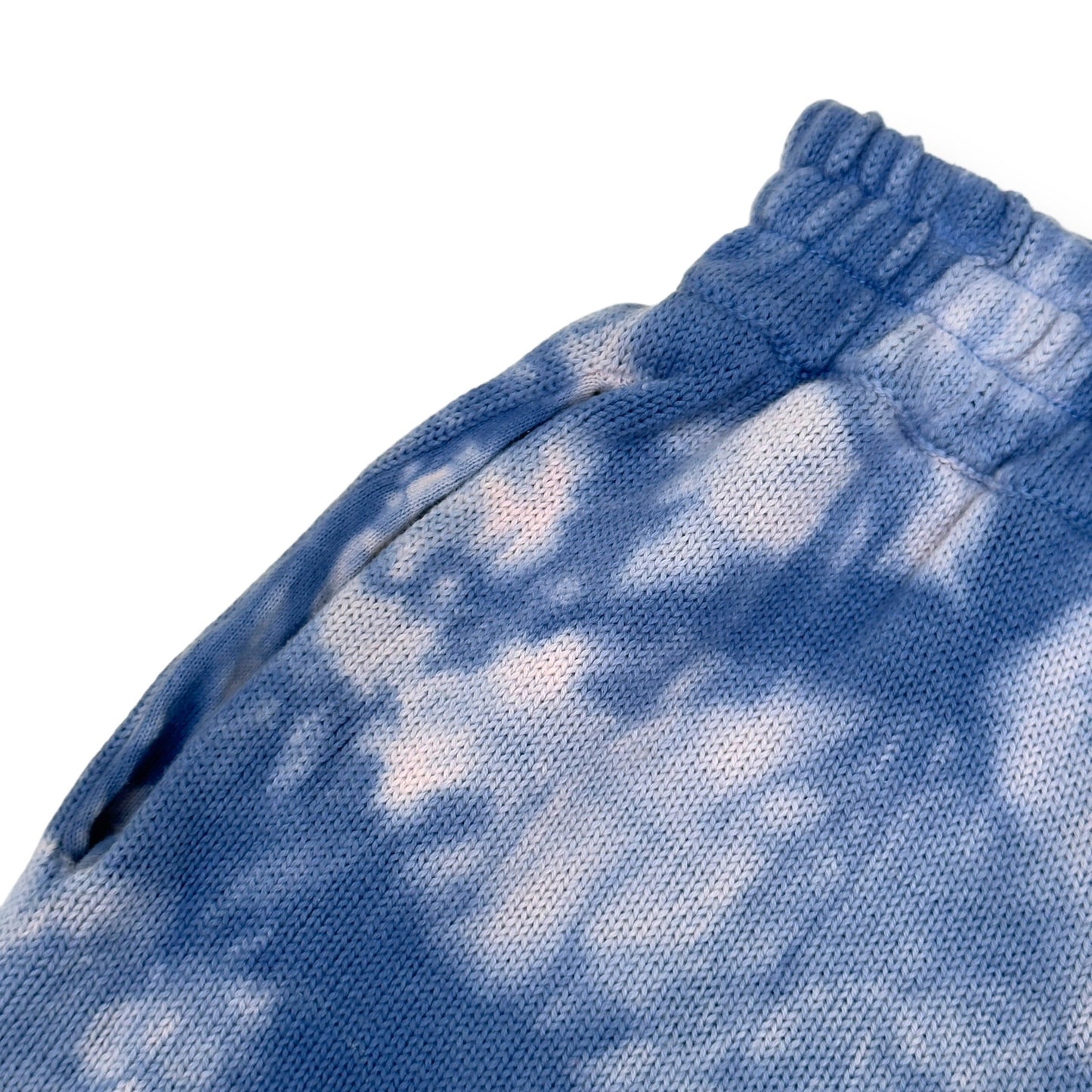 COLE BUXTON DISTRESSED KNIT SHORTS COBALT BLUE M | Medium, Blue