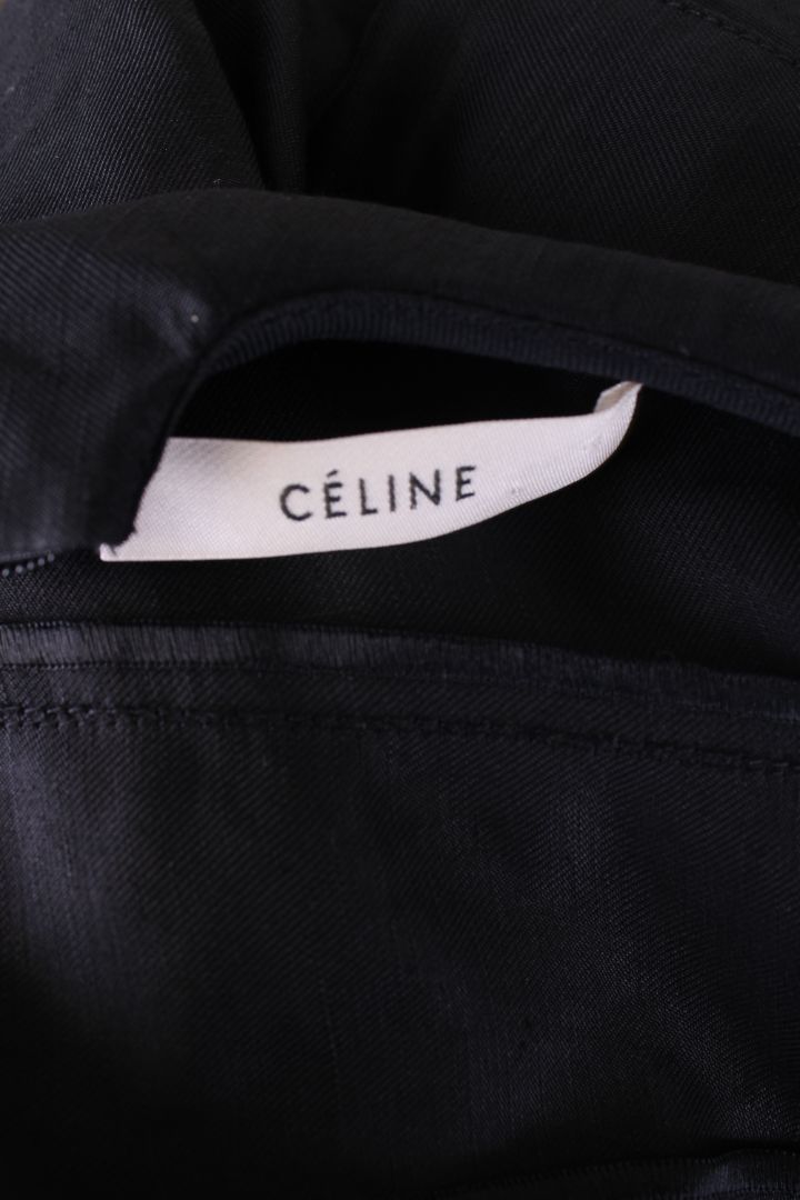 Celine S/S Puff Sleeve Dress Black M | Default Title, Black