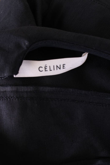 Celine S/S Puff Sleeve Dress Black M | Default Title, Black