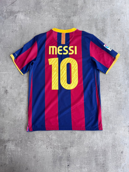 2010/11 FC Barcelona x Nike 'Messi 10' Home Football Shirt