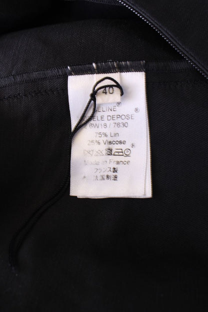 Celine S/S Puff Sleeve Dress Black M | Default Title, Black