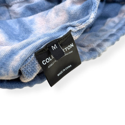 COLE BUXTON DISTRESSED KNIT SHORTS COBALT BLUE M | Medium, Blue
