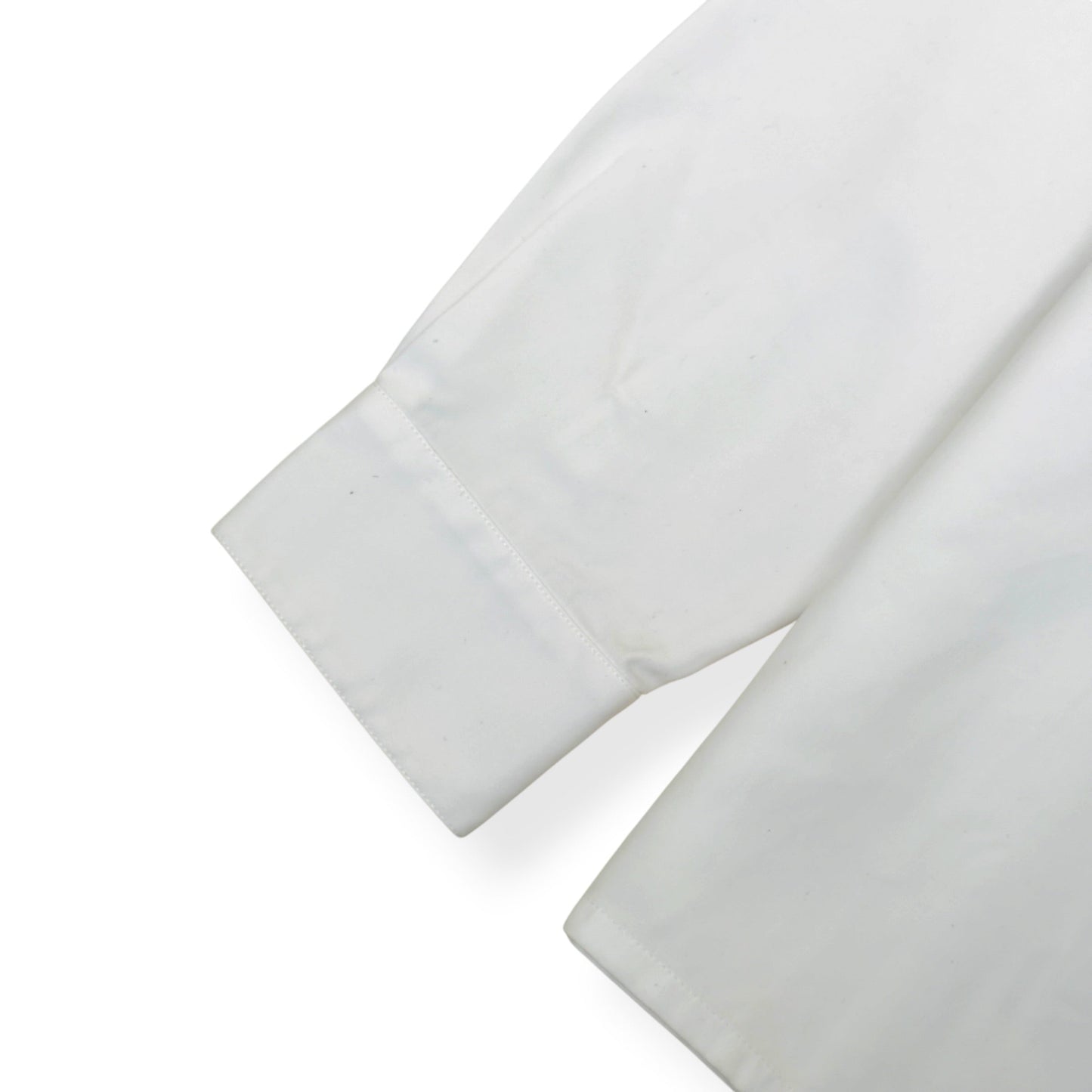 DIOR X SACAI EMBROIDERED LOGO COTTON OVERSHIRT WHITE 43 / XL | XL, Multicoloured