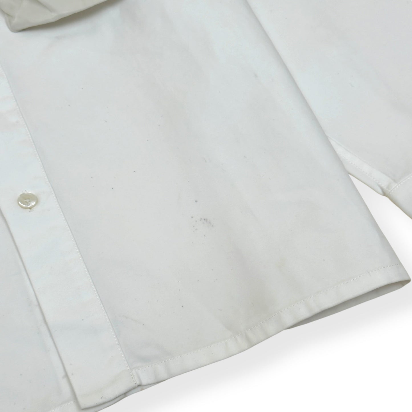 DIOR X SACAI EMBROIDERED LOGO COTTON OVERSHIRT WHITE 43 / XL | XL, Multicoloured