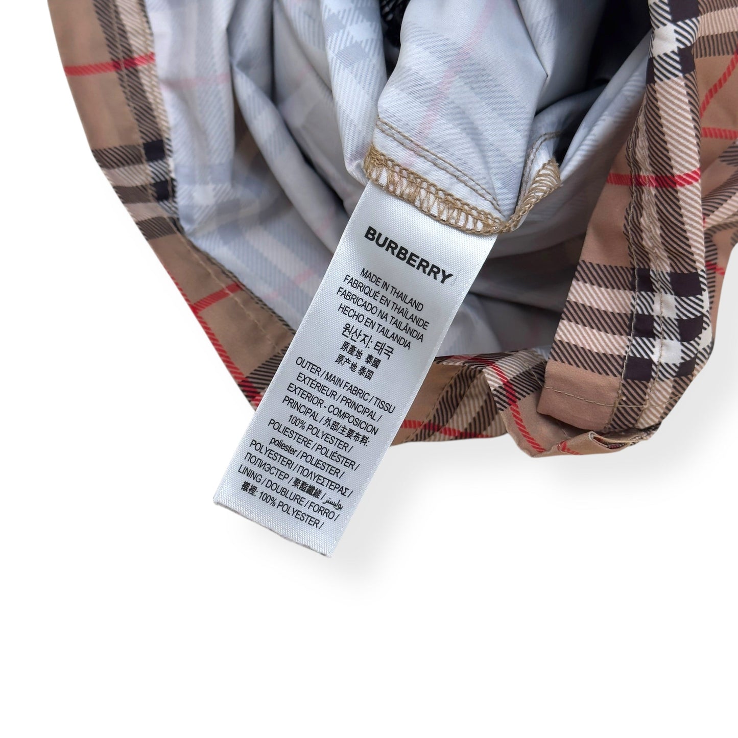BURBERRY CHECK SWIM SHORTS BEIGE S | Small, Beige