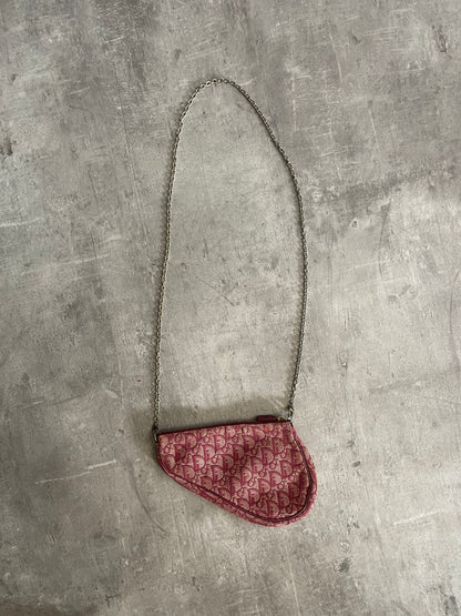 Christian Dior Oblique Saddle Pochette MO 0012 (2002) | O/S, Burgundy