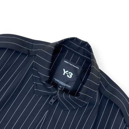 ADIDAS Y-3 REFINED WOOL UT BLOUSON JACKET BLACK / WHITE L | Large, Black